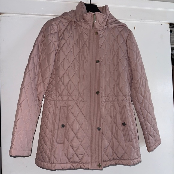 Women's Michael Kors Quilted Pink Jacket - Picture 1 of 6